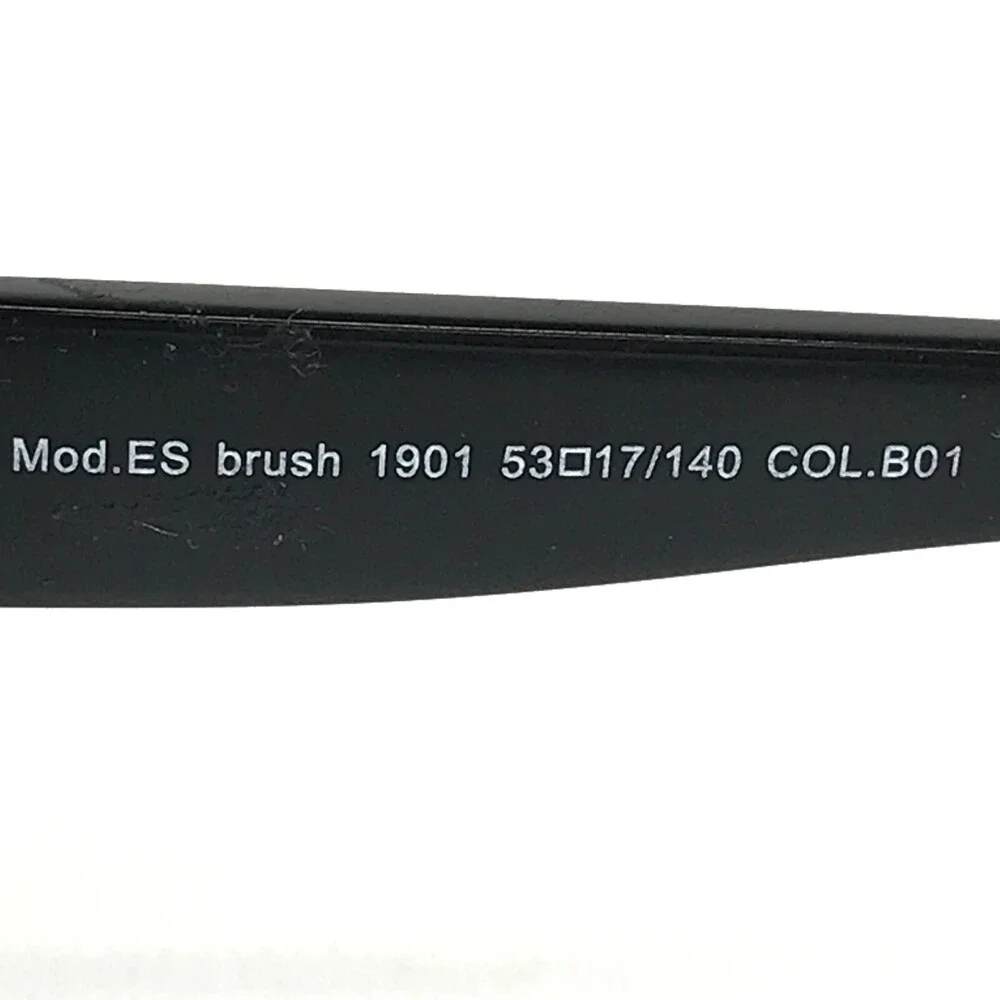 Eye Society Eyeglasses Frames brush 1901 COL.B01 Black Wood Grain 54-17-140
